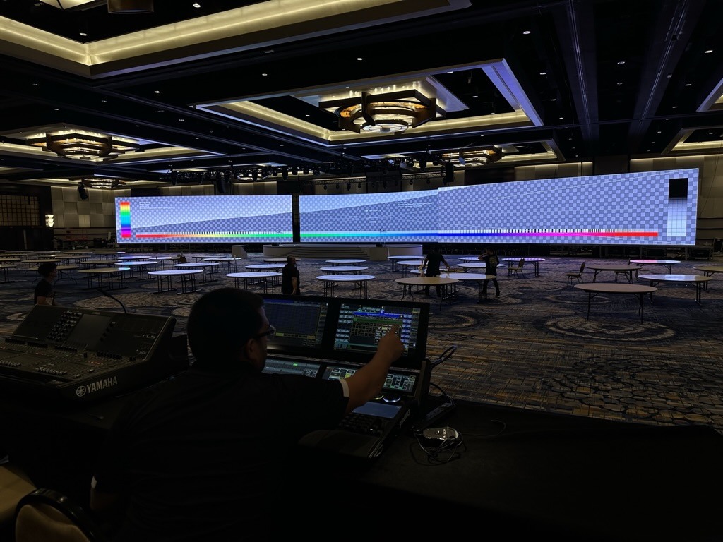 State of the City LED wall production